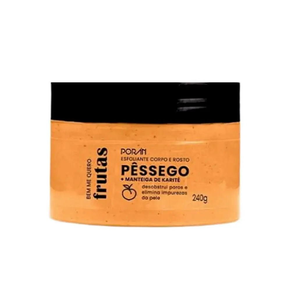 Kit Completo 4 Itens Cuidado Corporal e Facial Pêssego - Porán