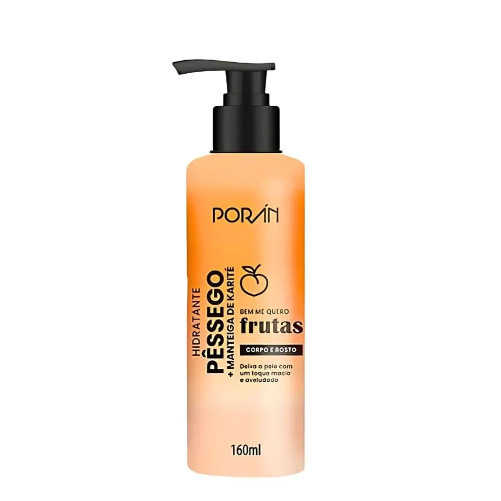 Kit Completo 4 Itens Cuidado Corporal e Facial Pêssego - Porán
